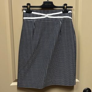Navy polka dot size 2 skirt Antonio melani